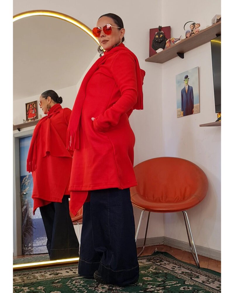 CASACO COBERTOR VERMELHO - Imagem 6