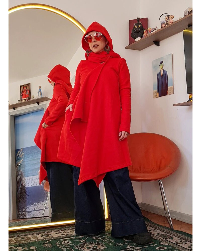 CASACO COBERTOR VERMELHO - Imagem 8