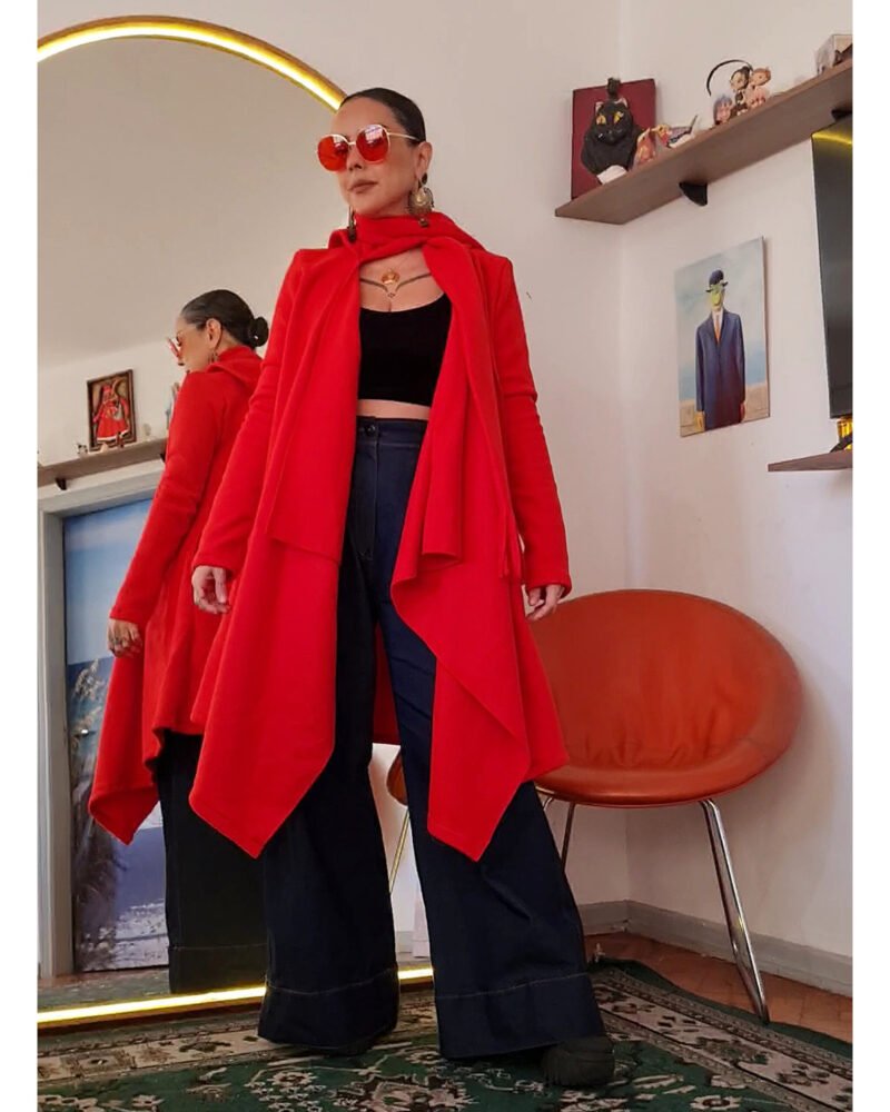 CASACO COBERTOR VERMELHO - Imagem 7