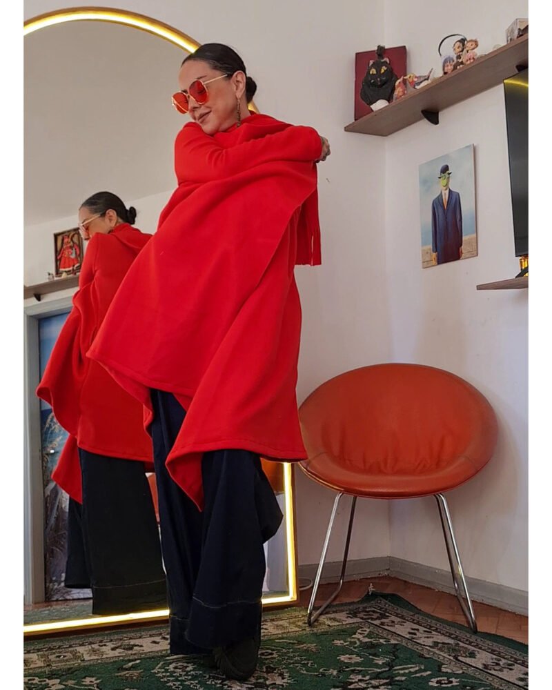 CASACO COBERTOR VERMELHO - Imagem 3