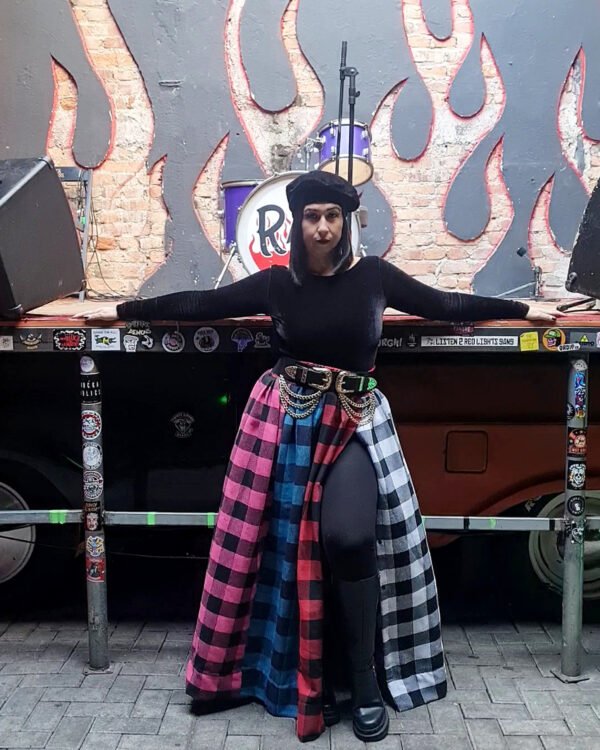 SAIA JASMIM MIX FLANELAS XADREZ - Imagem 3