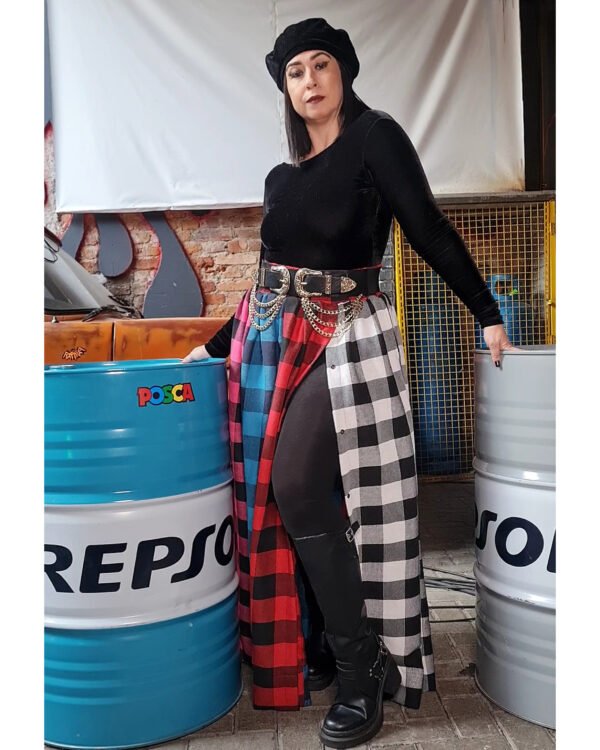 SAIA JASMIM MIX FLANELAS XADREZ - Imagem 4