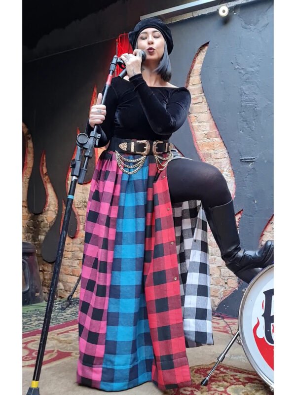 SAIA JASMIM MIX FLANELAS XADREZ