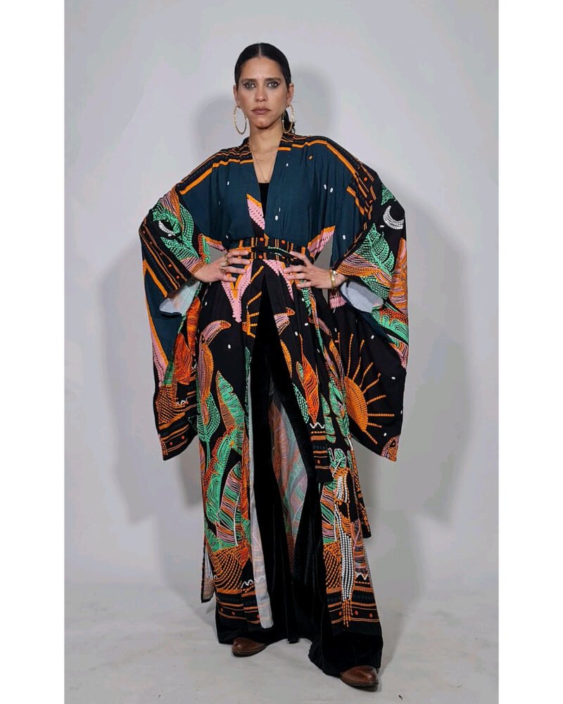 KIMONO TOSHIKO LONGO AURORA - Imagem 3