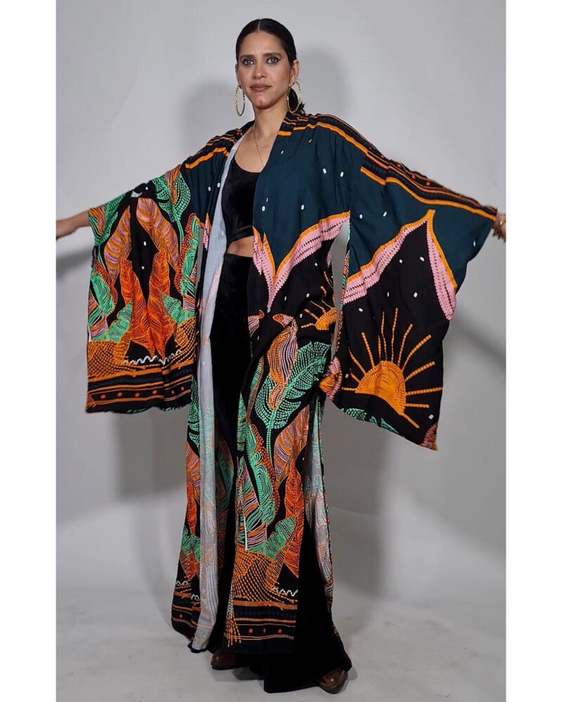 KIMONO TOSHIKO LONGO AURORA - Imagem 4