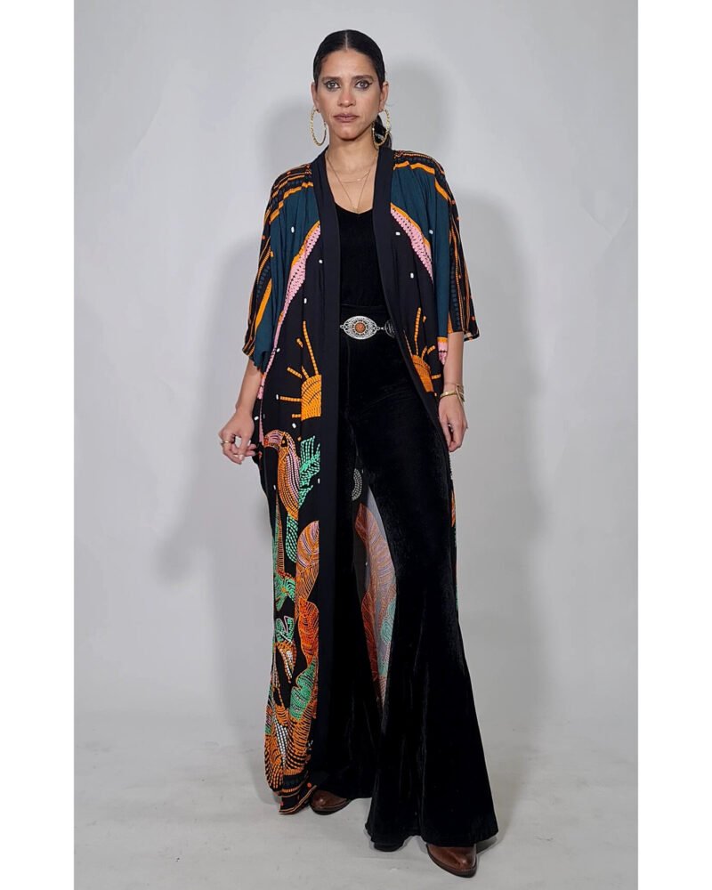 KIMONO FÊNIX LONGO AURORA - Imagem 6