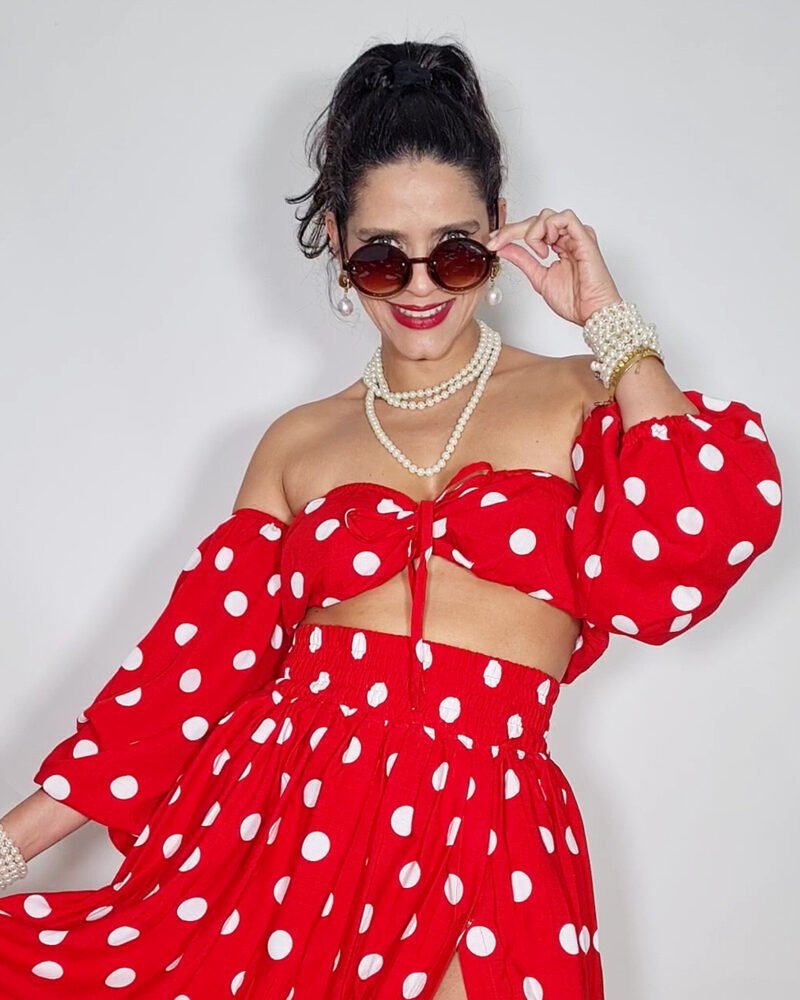 TOP ALCA MANGAS PIN UP