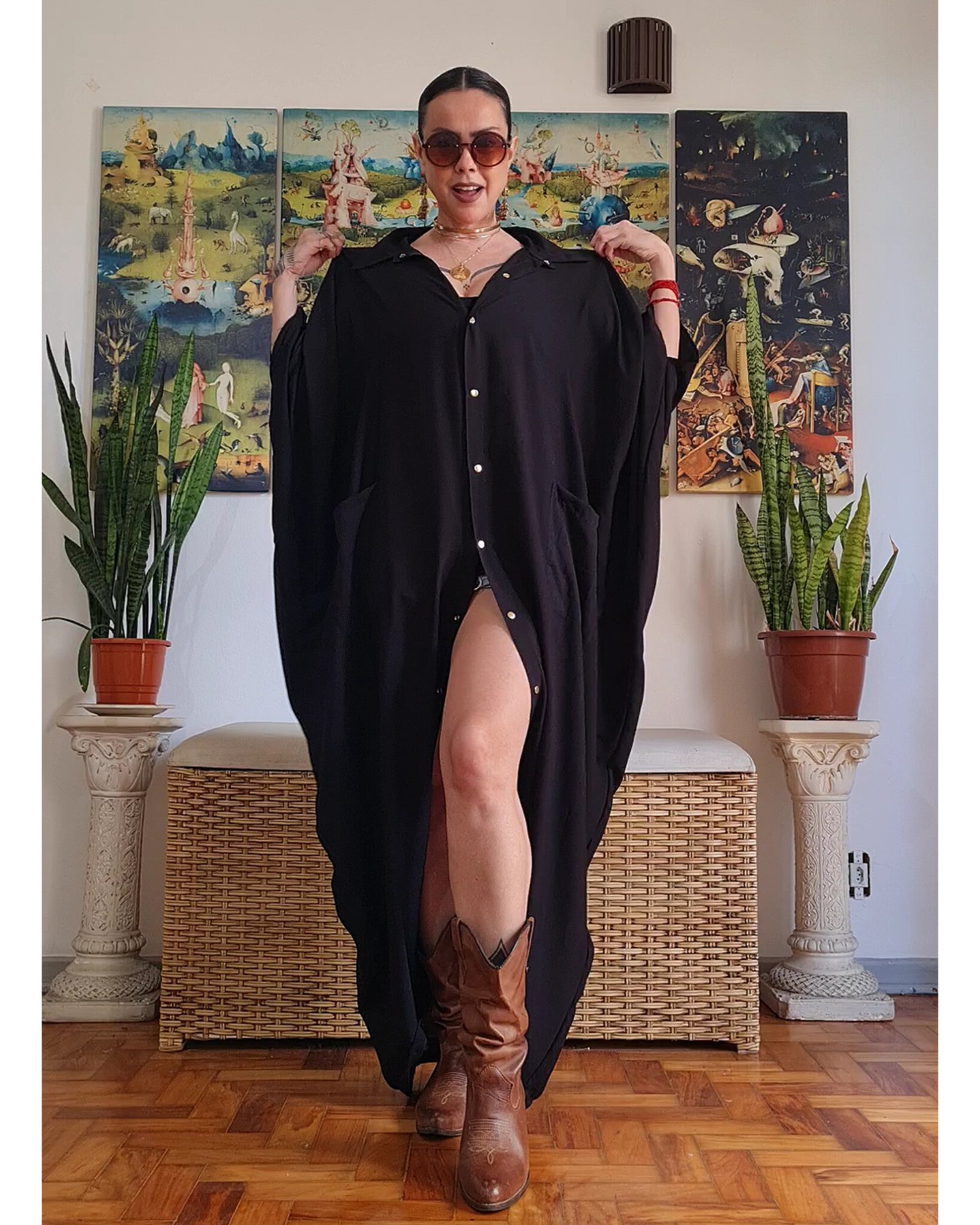 KAFTAN ISIS PRETO - Imagem 3