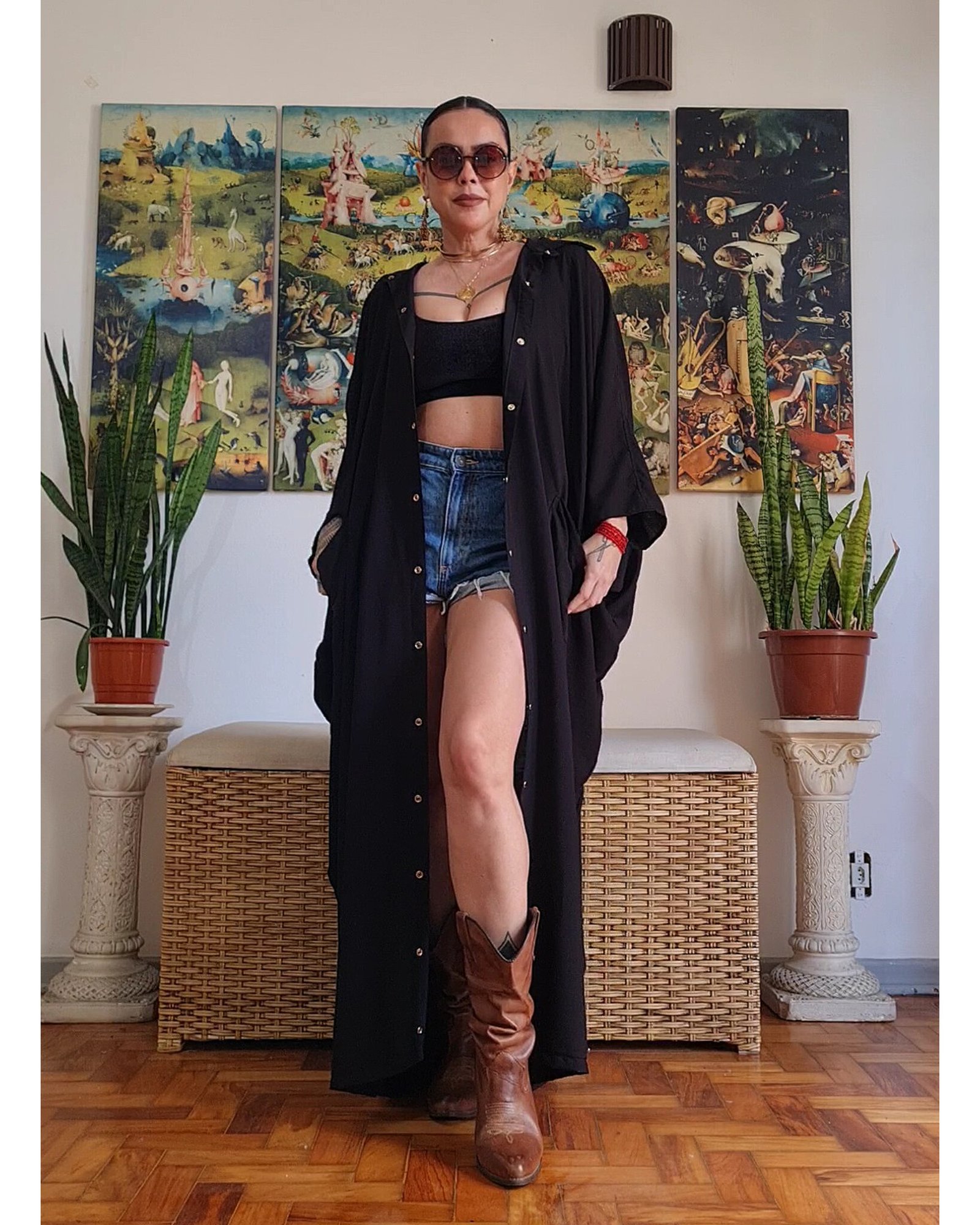 KAFTAN ISIS PRETO - Imagem 4