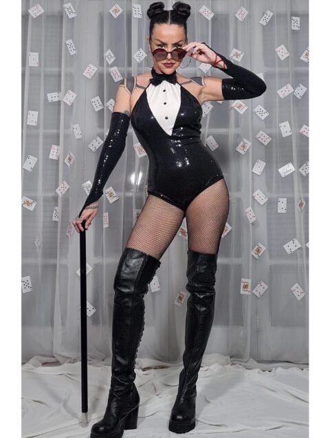 BODY ARLEQUINA CORINGANDO