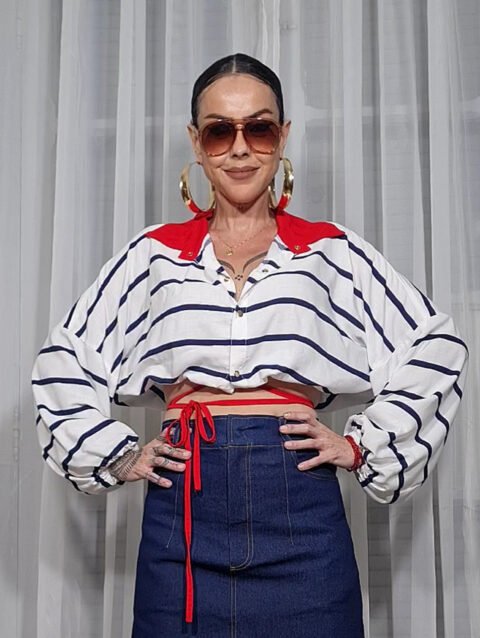 CROPPED FLAVIA ALTO MAR