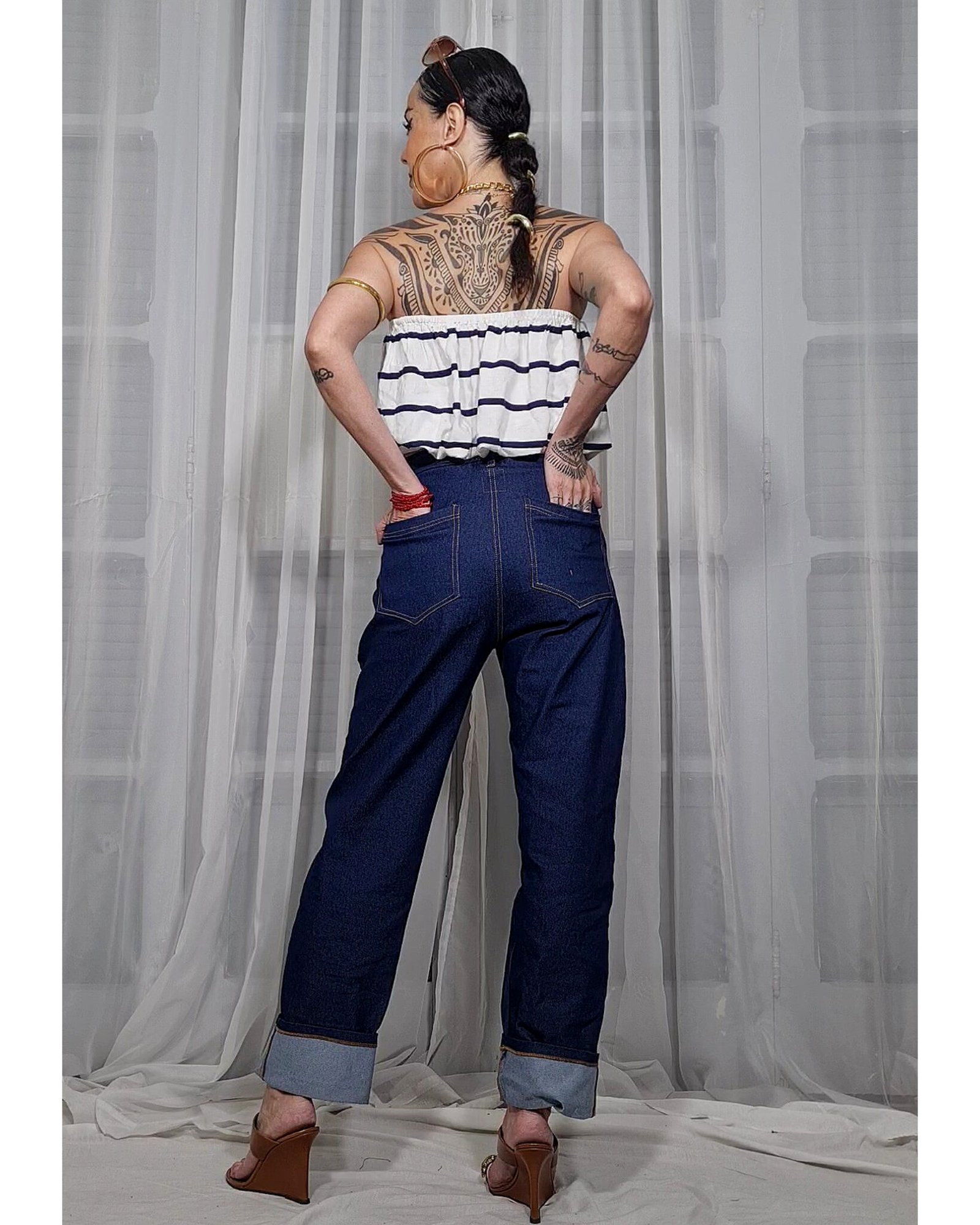 CALÇA MARUJO JEANS ALTO MAR - Imagem 5