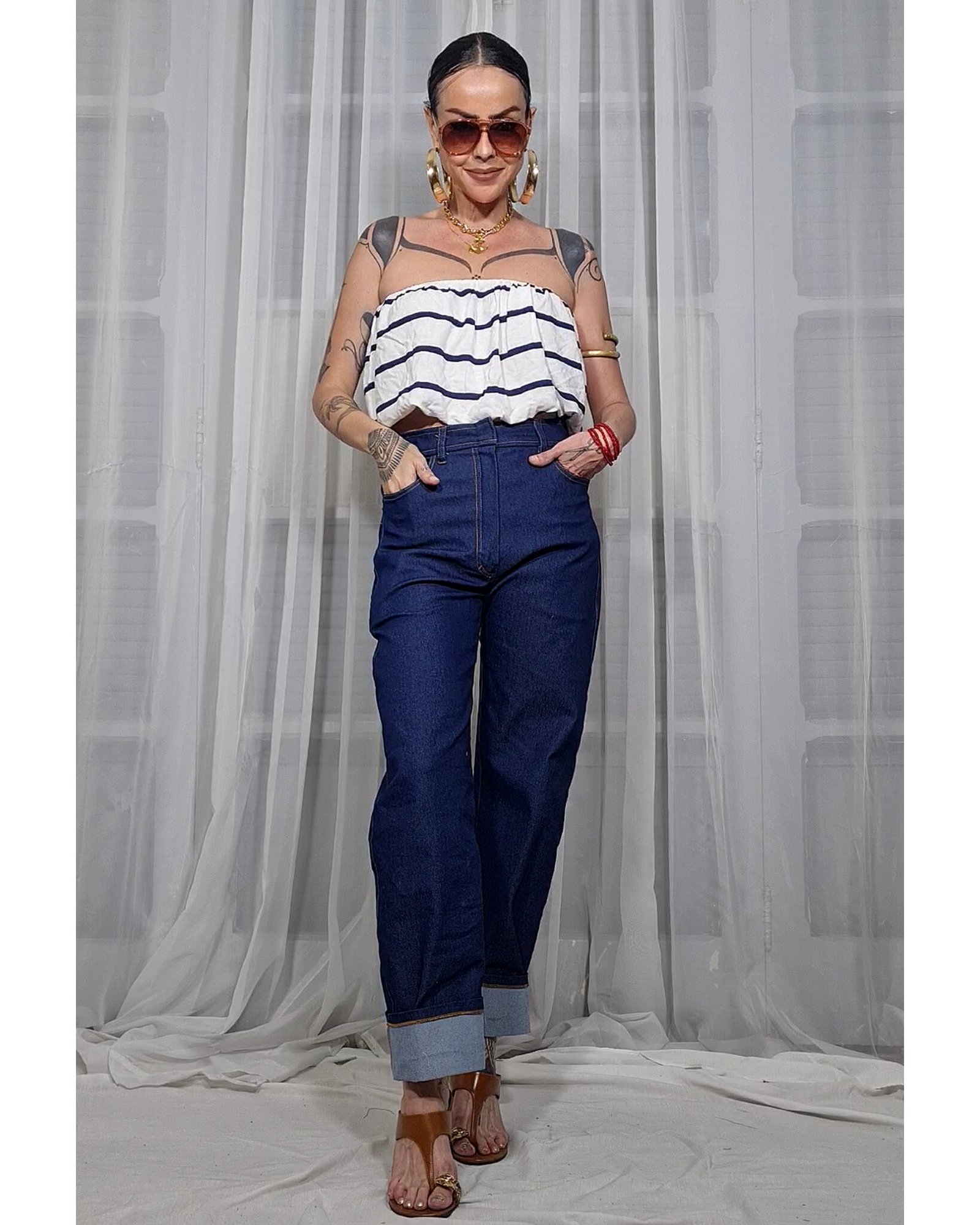 CALÇA MARUJO JEANS ALTO MAR - Imagem 6