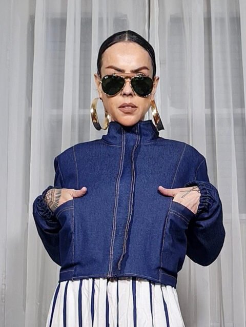 JAQUETA CARTEIRO JEANS