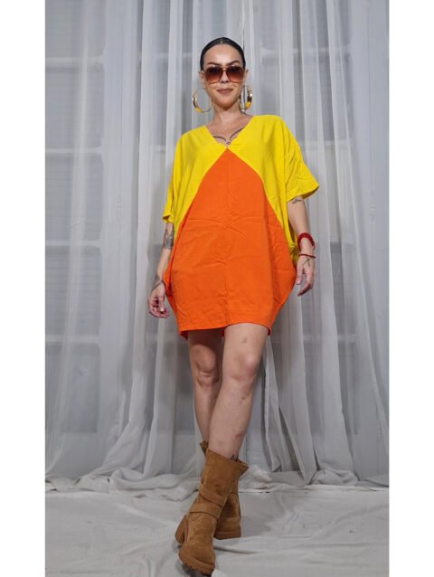 T-ZUDA AMARELO E LARANJA