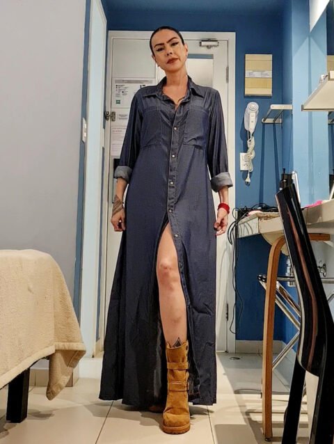 CHEMISIER IONE CHAMBRAY