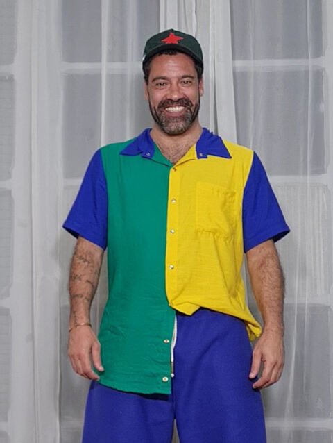 CAMISA MARIA JOÃO MANGA CURTA TORCIDA