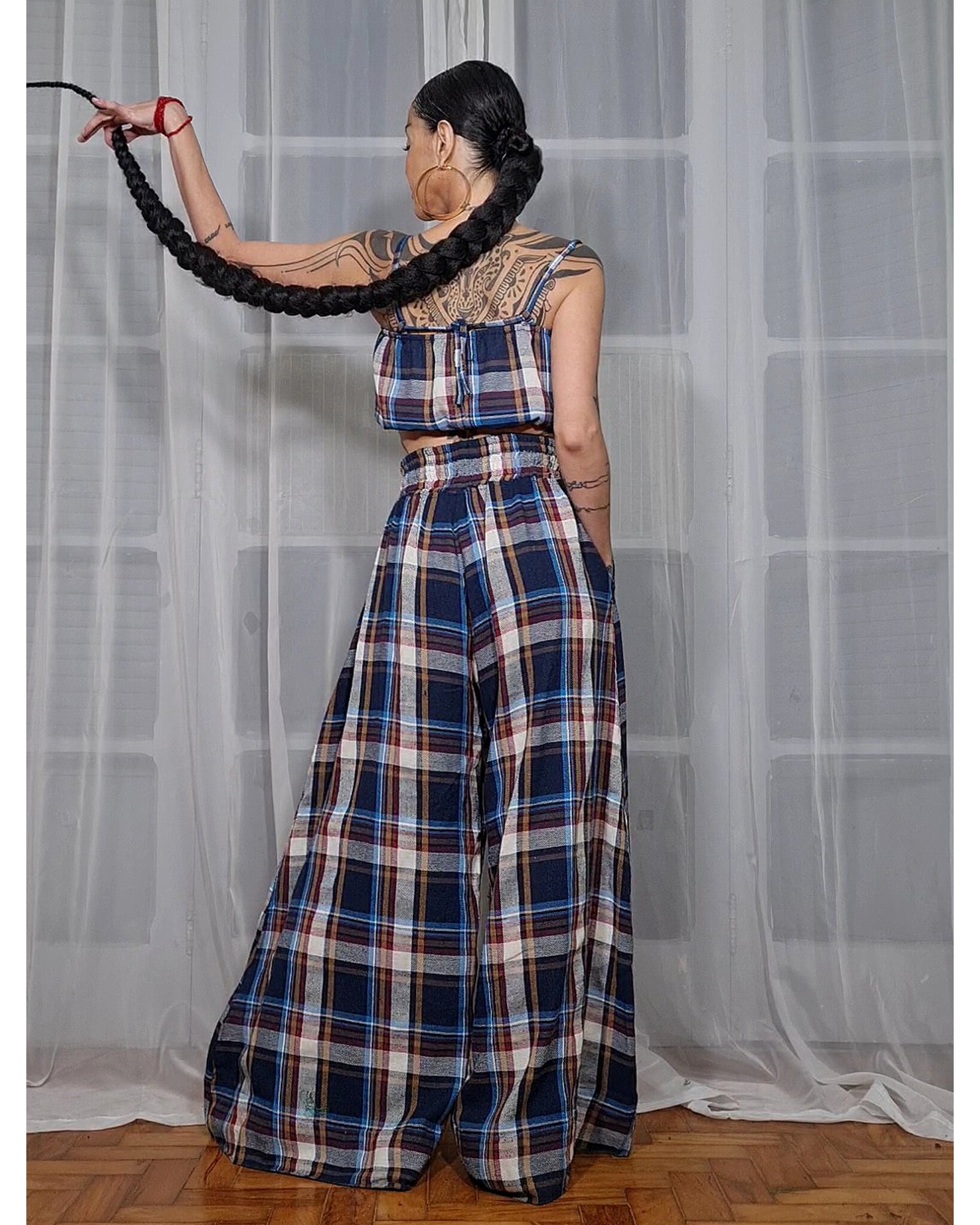 PANTALONA FLANELA XADREZ TEXAS - Imagem 3