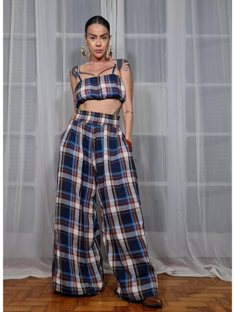 PANTALONA FLANELA XADREZ TEXAS