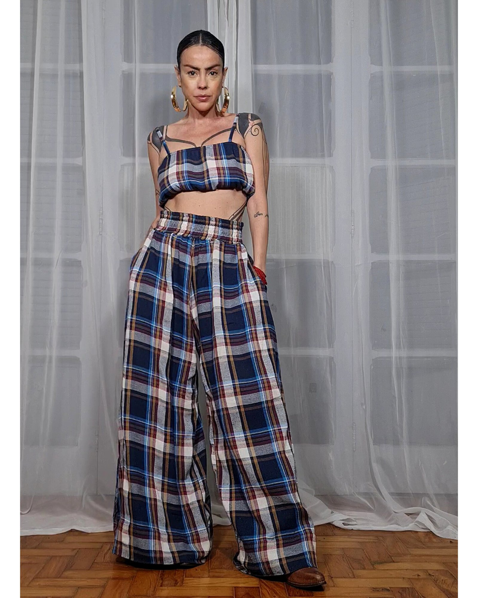 PANTALONA FLANELA XADREZ TEXAS